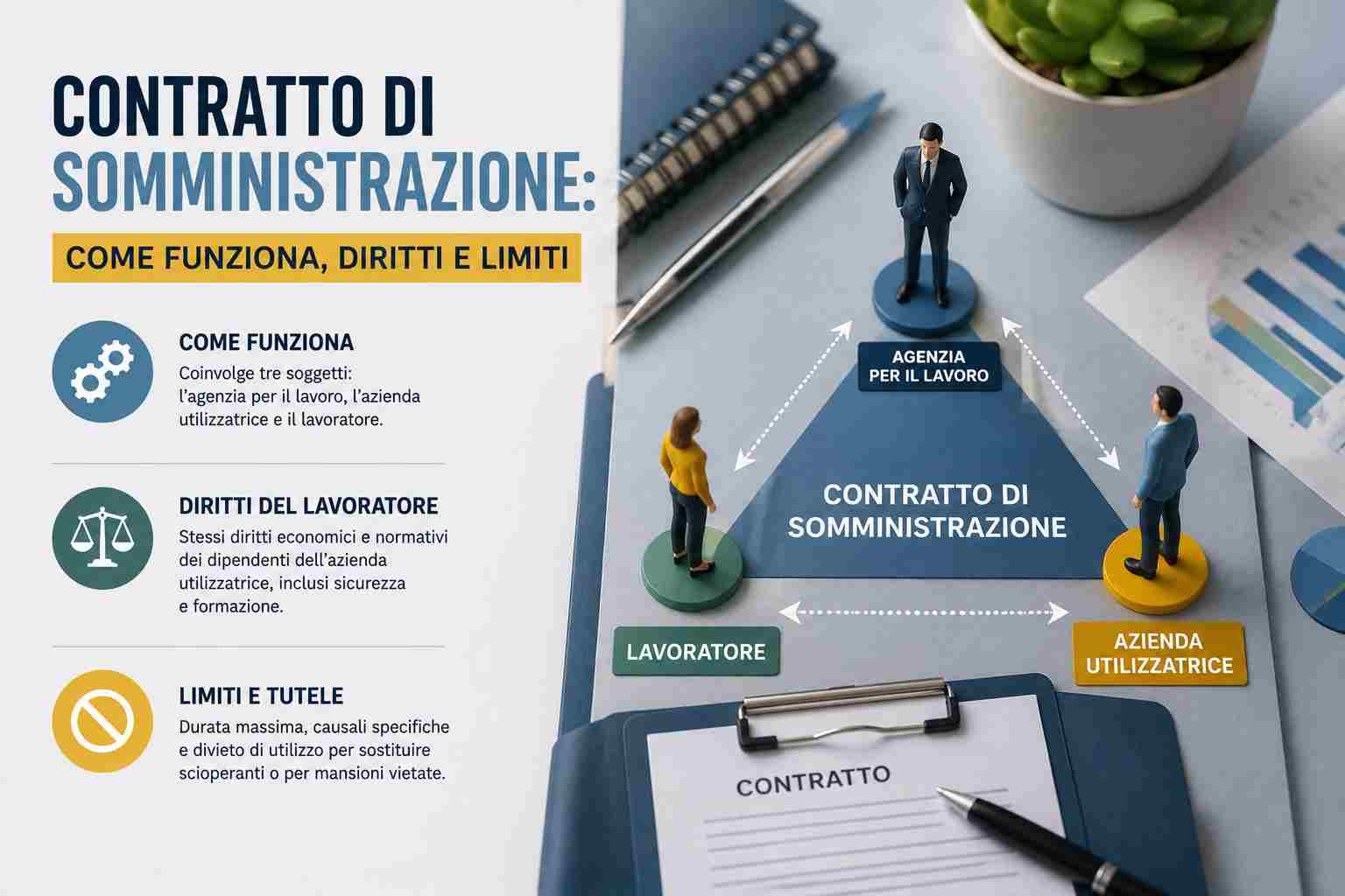 Contratto di Somministrazione: come funziona, diritti e limiti