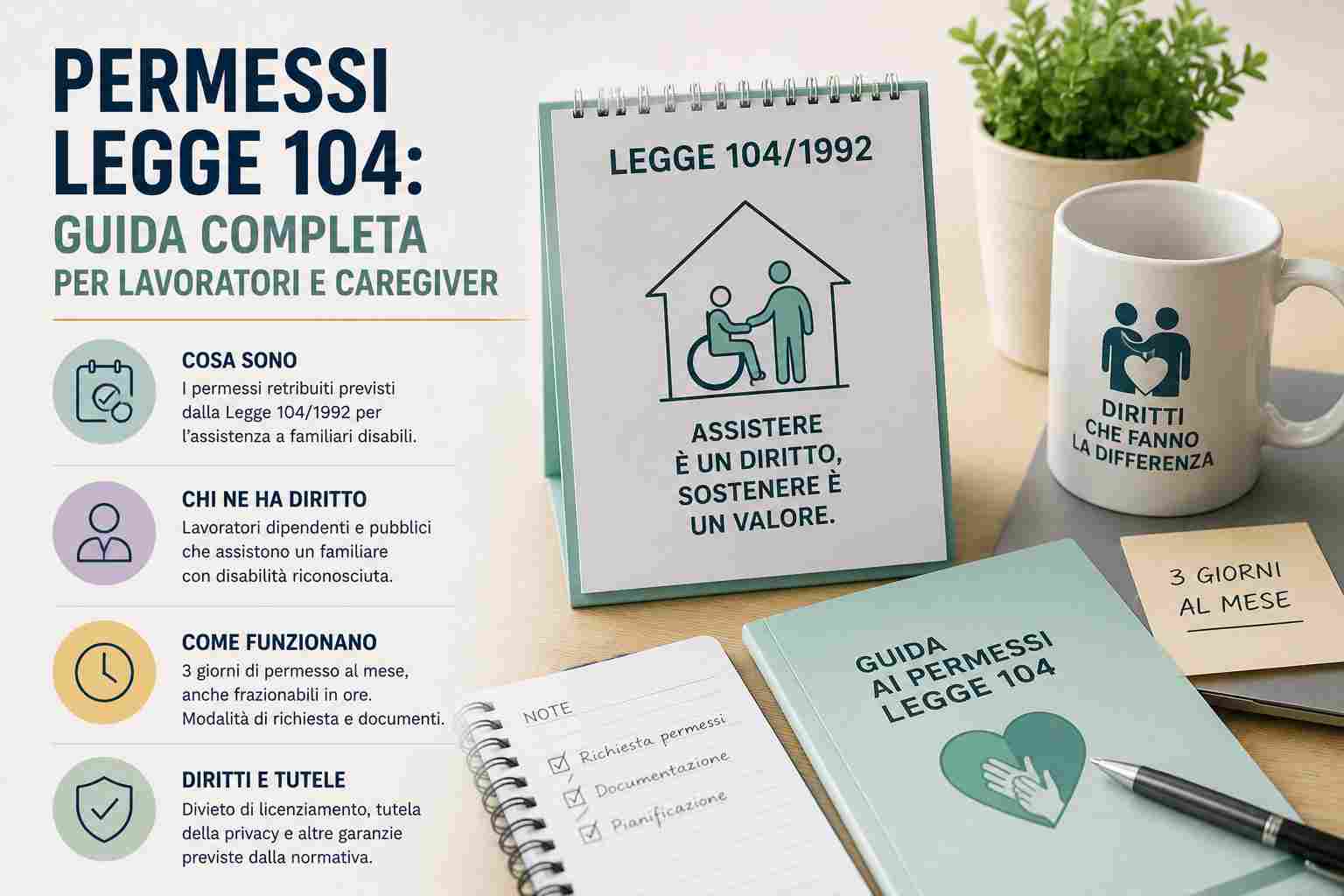 Permessi Legge 104: guida completa per lavoratori e caregiver